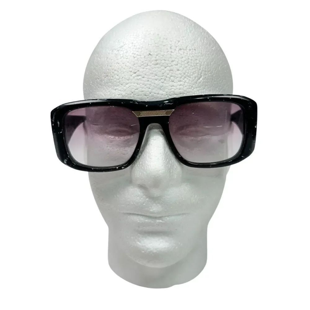 Vintage 80s 90s ULTRA Sunglasses Dynamic Decor Black Casino Hip Hop